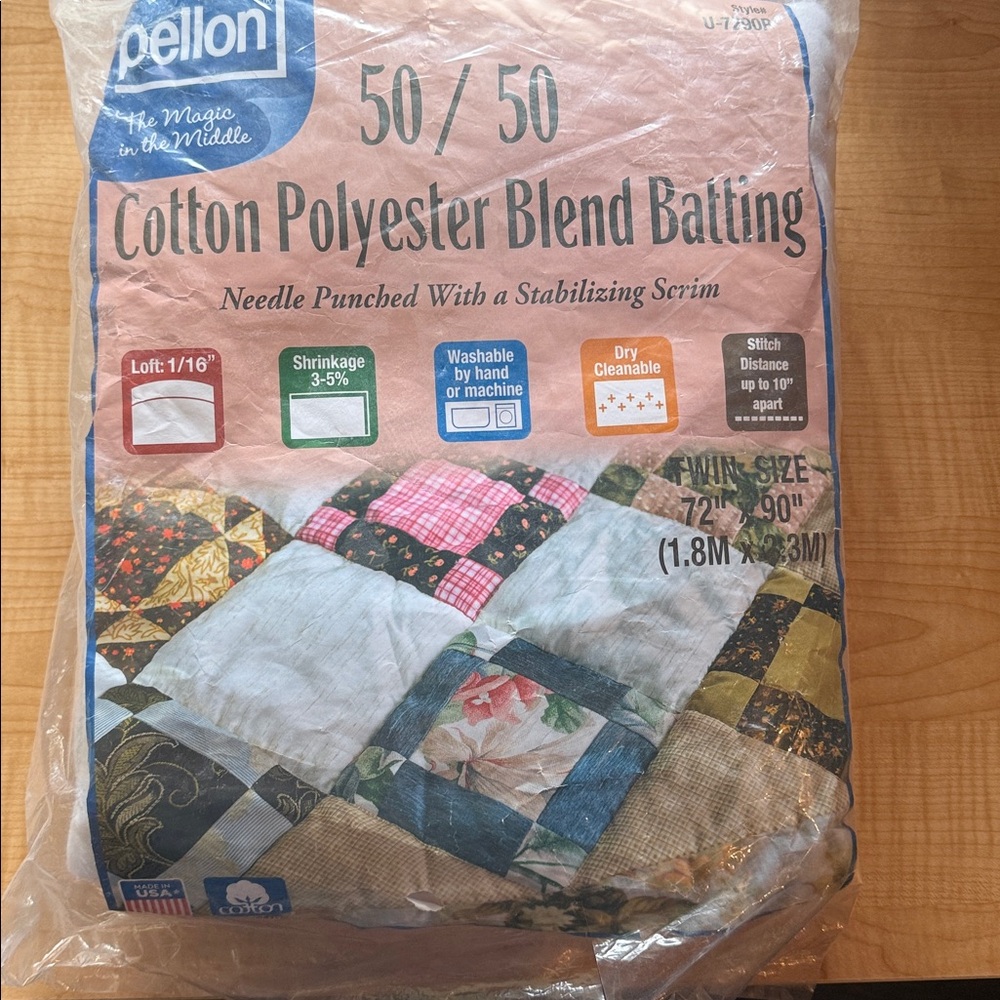 Pellon Cotton Polyester Blend Batting twin